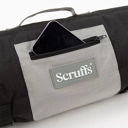 NEW Scruffs Reversible Roll Up Travel Bed, 100cm x 70cm in Grey