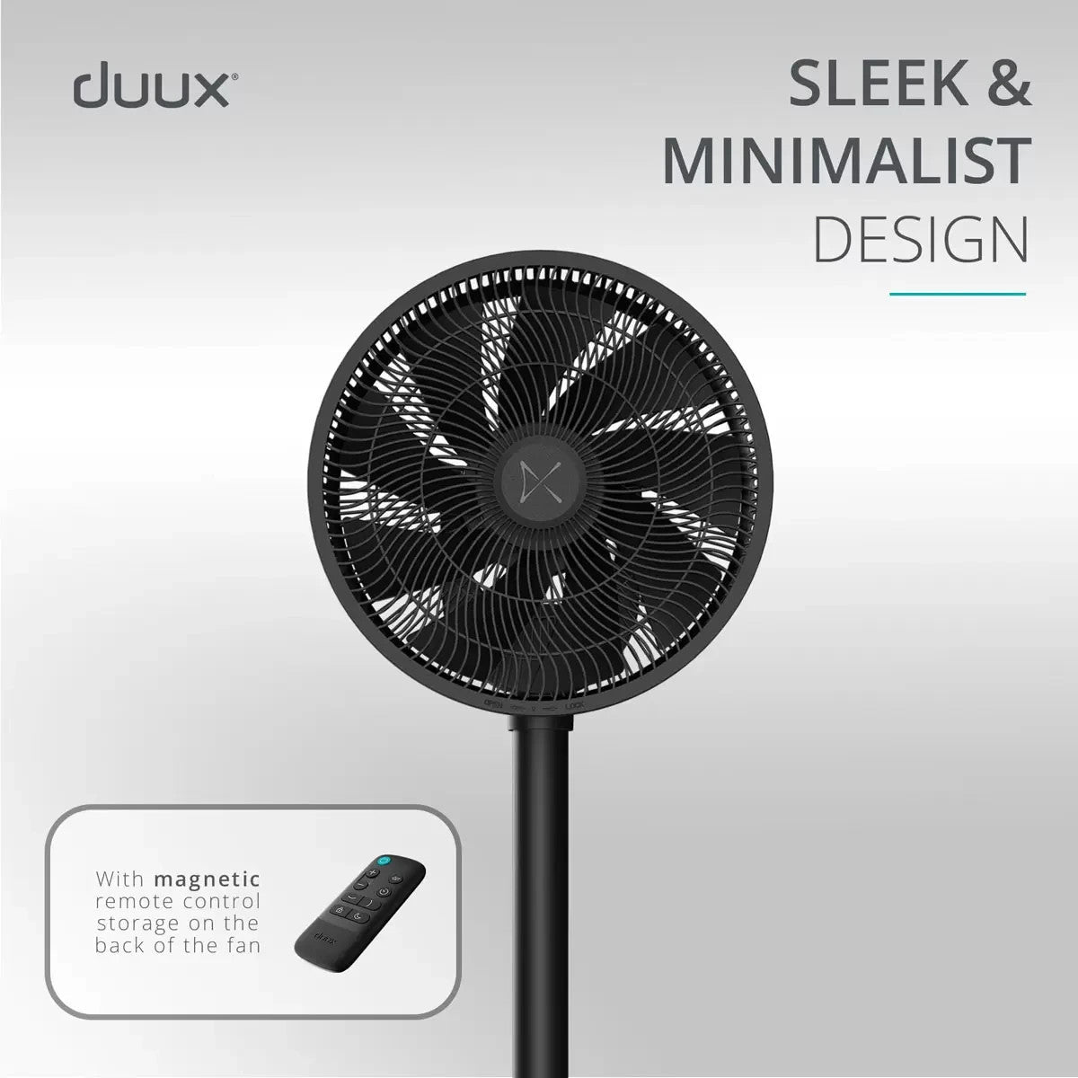 Duux Whisper Flex 2 Smart Fan DXCF70UK, Black