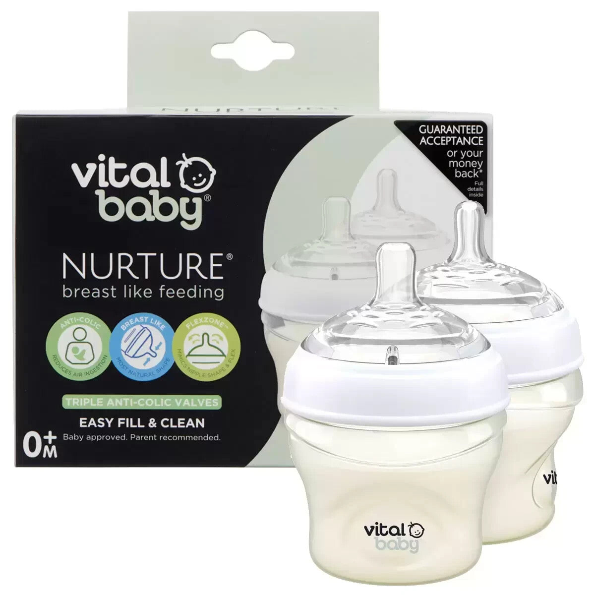 Vital Baby Nurture Flexcone Electric Breast Pump with 3x150ml Bottles