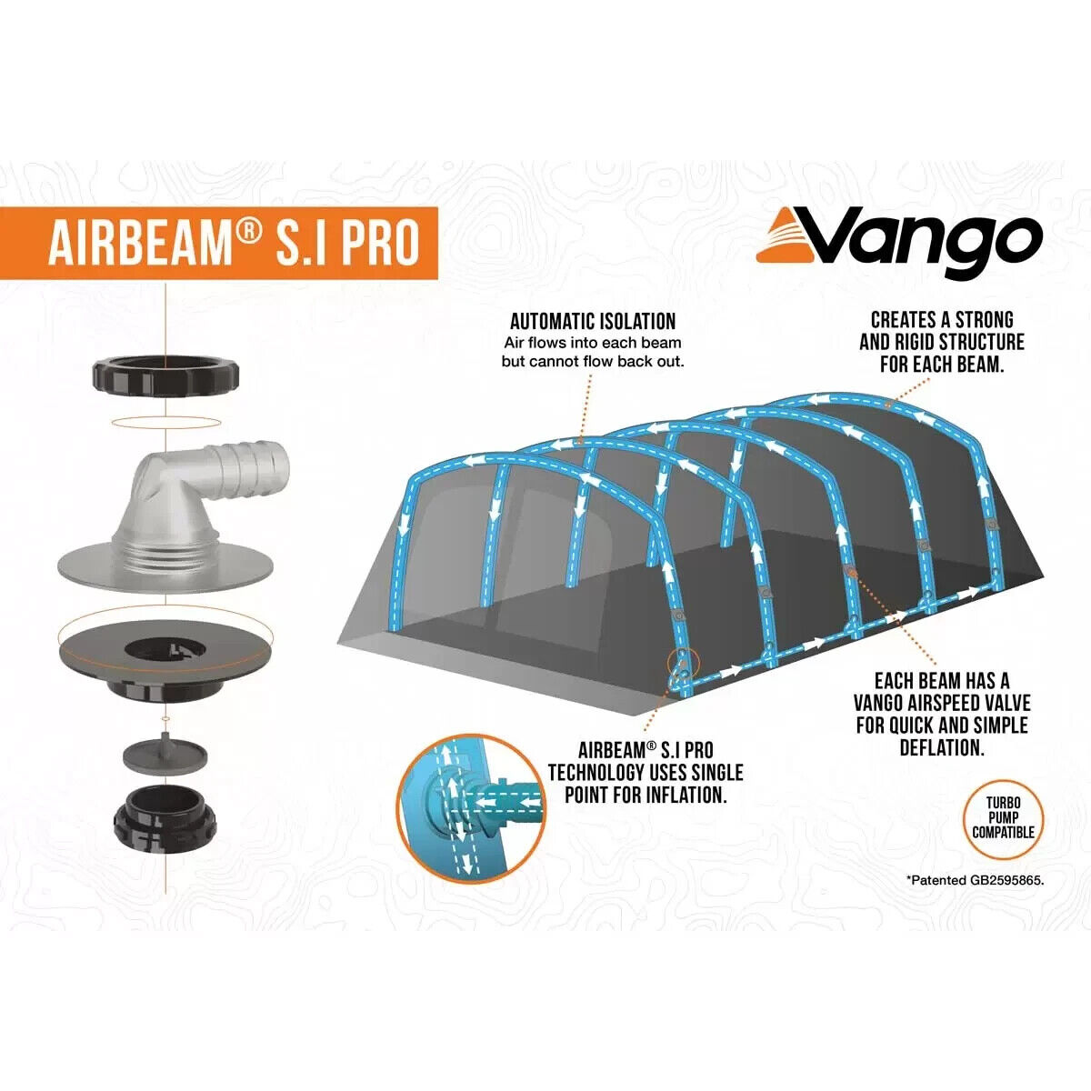 NEW Vango Rome II Air 650 XL Tent Package, 6 Person