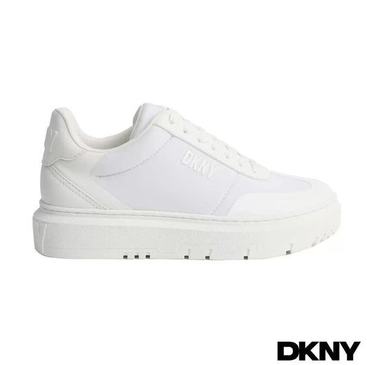 DKNY Ladies Mac Trainer in White