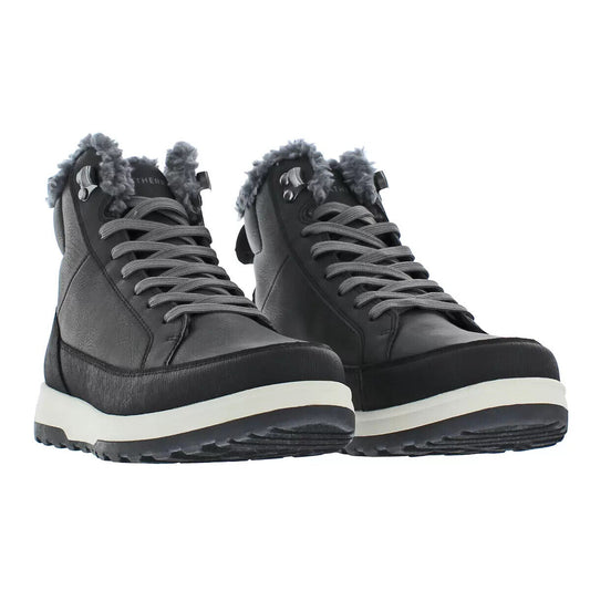 Weatherproof Men's Sneaker Boot in Grey Logjam Winter fur lined boots UK 9