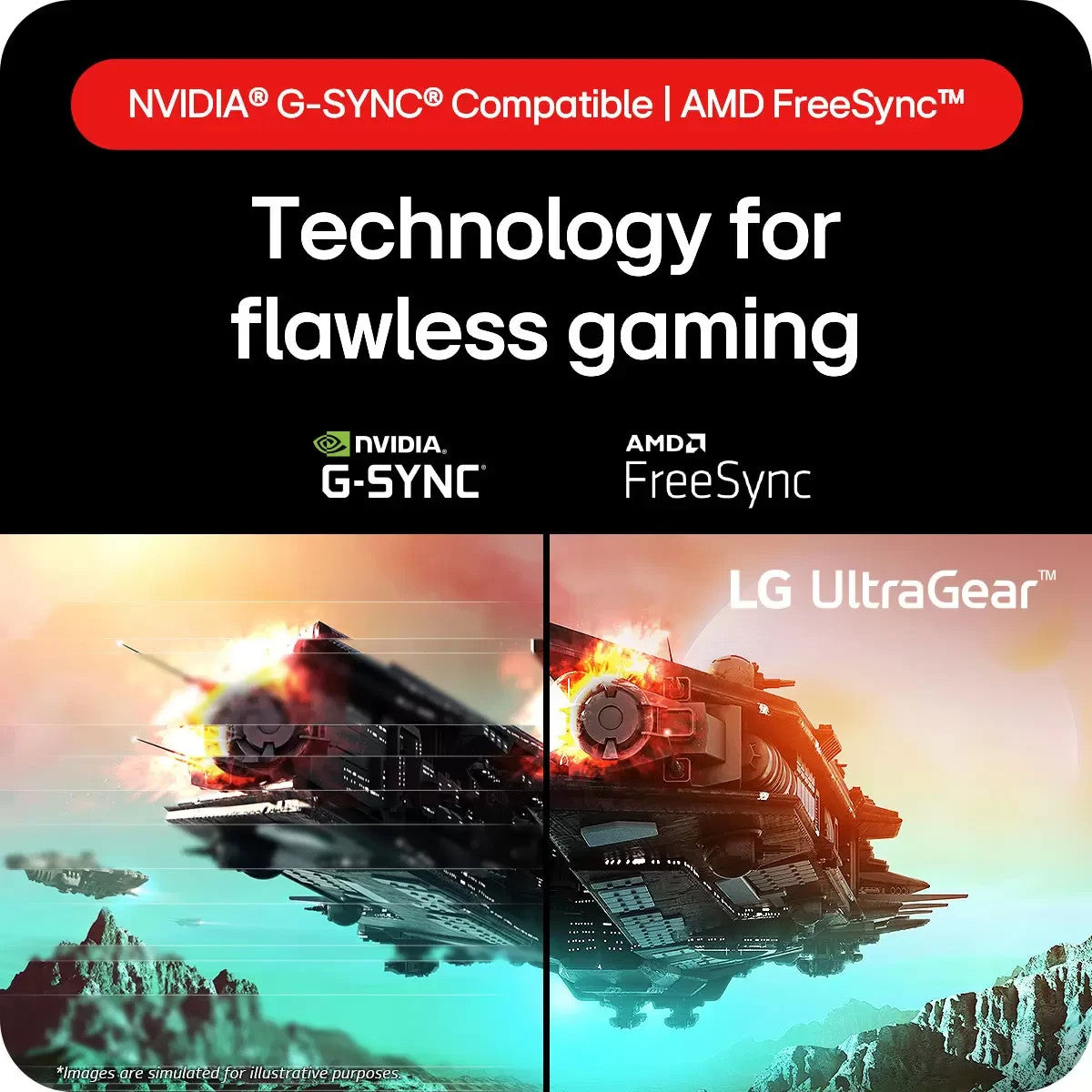 LG Ultragear 27 Inch Full HD 180Hz IPS Gaming Monitor, 27GS60F-B Black ** EXDisp