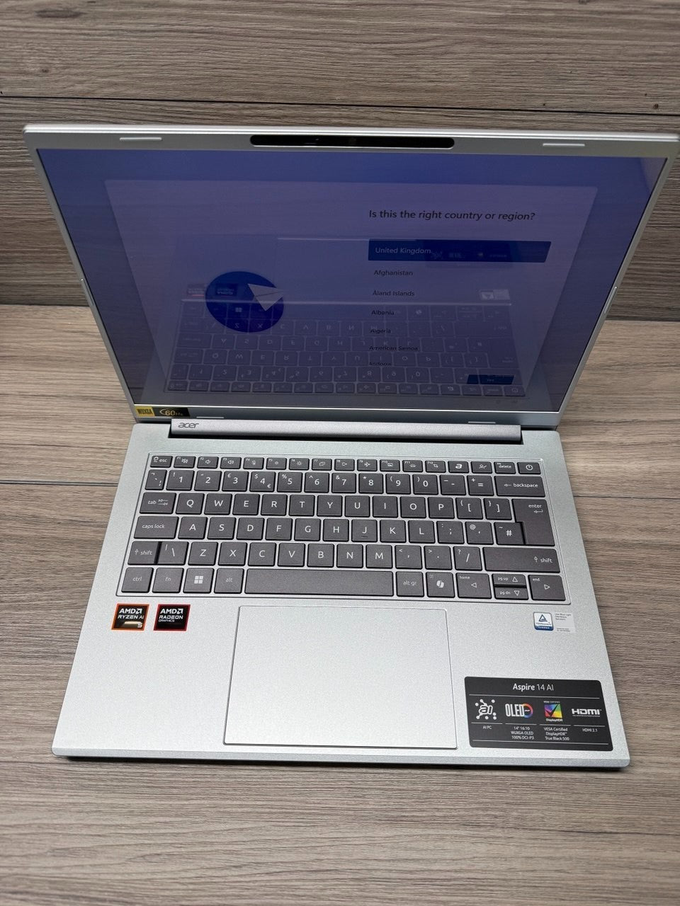 Acer Aspire 14 AI Copilot+ Ryzen AI 5, 16GB RAM 512GB SSD 14 Laptop NX.JNZEK.001