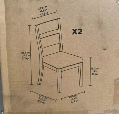 Foremost 5 piece Dining Set - Table & 4 Chairs, Original