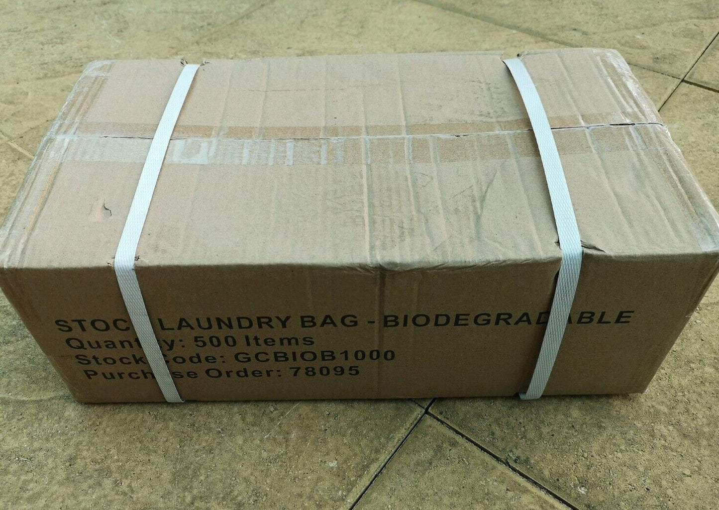 500x BIODEGRADABLE LAUNDRY BAG 16” x 22” / Hotels Bedroom Supplies