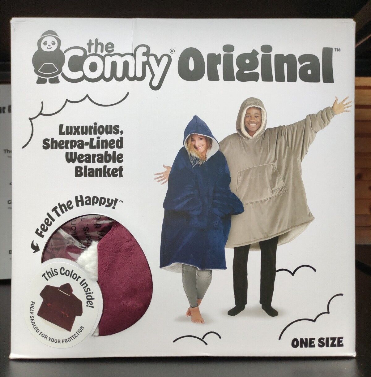 The Comfy Original Wearable Blanket in Burgundy