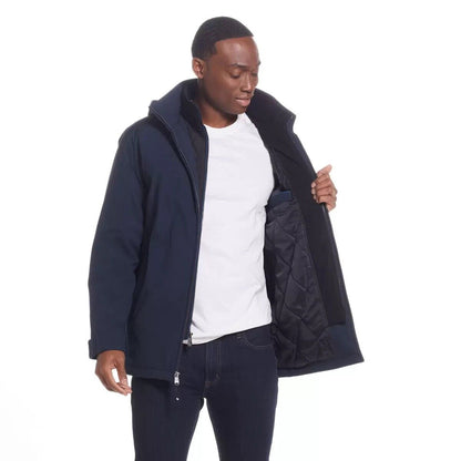 Weatherproof Men's Ultra Tech Flextech Jacket in Dark Blue, size S