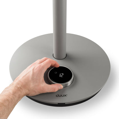 Duux 13" Whisper Flex Smart Pedestal Fan with Remote Control in Grey, DXCF54UK**