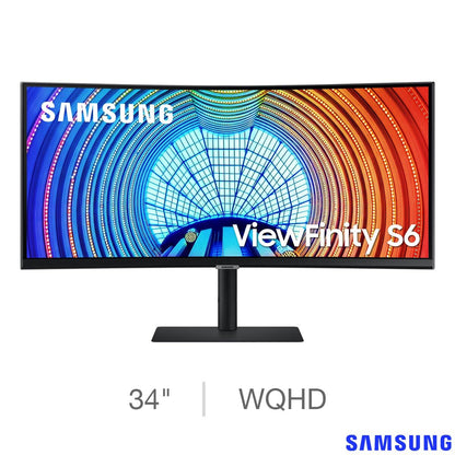Samsung S34A650 34 Inch UWQHD 100Hz VA Curved Monitor, LS34A650UBUXXU