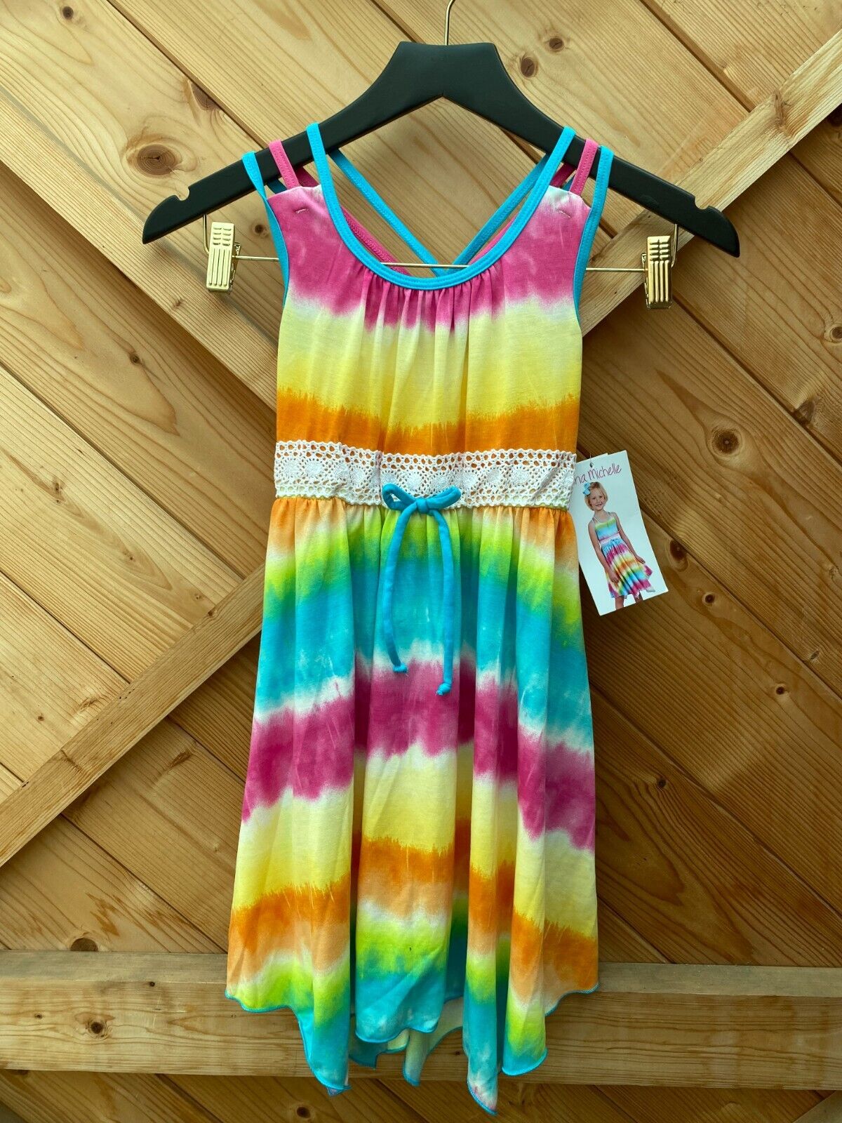 Jona Michelle Girls Sleeveless Casual Spring/Summer Dress