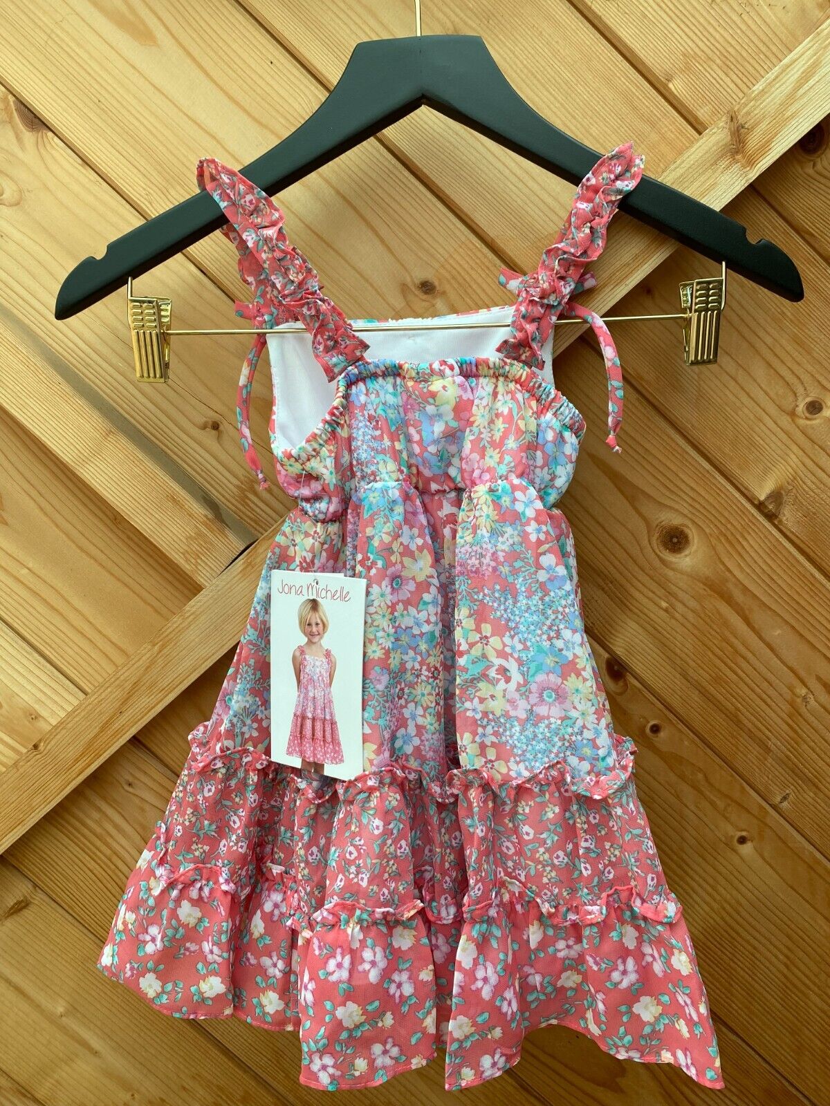 Jona Michelle Girls Sleeveless Casual Spring/Summer Dress