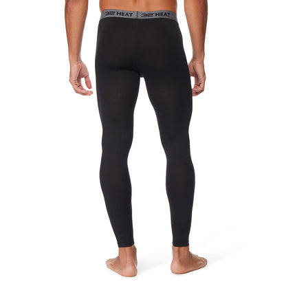 32 Degrees Men's Heat Pant Black, 2 Pack in Black Size S , M , XL